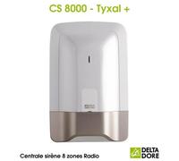 Centrale sirène 8 zones Radio - CS 8000 TYXAL+ Delta Dore 6411120