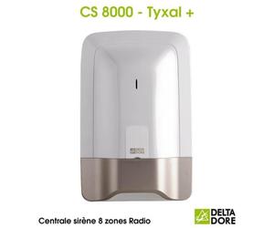 Centrale sirène 8 zones Radio - CS 8000 TYXAL+ Delta Dore 6411120