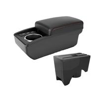 centrales consoles main avec porte gobelets Pour MINI Pour Cooper Boîte R50 R52 R53 R56 R57 R58 R60 F55 F56 F57 F60 Accessoires De Rénovation VoitureAccoudoir(B1 Red line 6usb)