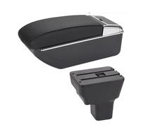 centrales Consoles Main avec Porte gobelets pour Nissan pour Kicks 2016-2021 Boîte Rangement Intérieure Détails L'adaptation Spéciale Centre Pièces Détachées Accessoires Bras(D2 Black lineNo USB)