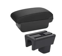 centrales Consoles Main avec Porte gobelets pour Suzuki pour Swift Accessoires Accoudoirs Rangements Intérieurs Pièces Conversion Coffre 2005-2023(C2 Black lineNO USB)