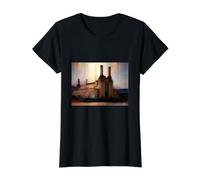 Centrales électriques de Battersea, au sud de Londres, Tees T-Shirt Graphique avec Valeur, Femme, Noir, S