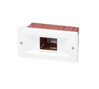 Gewiss Gw40601-électrique-boitier électrique (Orange Transparent 83 mm-Blanc 160 mm 74 mm)