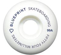 Centrano Blueprint Mini Heart Roues de Skateboard Mixte Adulte, Blanc, 54mm