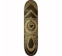 Centrano Unisexe - Adulte Home Heart Skateboard Deck Noir/Or 8.125"