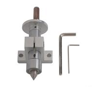 Centre à double roulement compatible avec la mini machine à tour, centre rotatif réglable pour équipement de travail des métaux CNC, stable et pour une construction durable