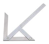 Centre Angle Rapporteur Goniomètre Inox 45 90 | Échelle gravée au de précision, construction en acier inoxydable durable, fonctions de marquage polyvalentes