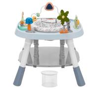 Centre D'Activité Bébé-Duoku-Siège Rotatif 360°-Hauteur Réglable-Centre de Jeu Interactif-Balle-Poussoir & Table de Jeu pour Bébé