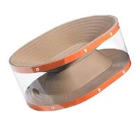 Centre d'activités interactif pour Chats avec Conception à Deux Niveaux, Tunnel Transparent pour Jouer et se Reposer, idéal pour Que Les Chats d'intérieur puissent griffer, se détendre et Explorer en