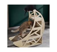 Centre d'activités pour Chats Cadre d'escalade for Chat, nid for, Arbre à, Bois Massif, surdimensionné, en Forme d'étoile et de Lune, étagère for, Villa for, Fournitures for Chats