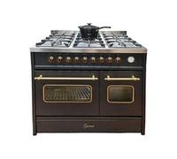 Centre de cuisson à gaz GCH E 916 BL R, Range Coocker 90 cm, 8Fonctions.