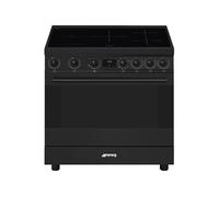 Centre de cuisson C9IMN2 noir mat / manettes et poignée noir mat 90 cm induction multifonction