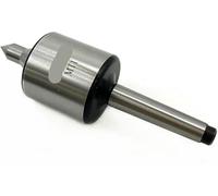 Centre de Fixation MT2 MT3, dé à coudre en alliage, outil CNC de haute précision avec pointe en carbure for utilisation en tournage, 1 pièce(Mt1-b)