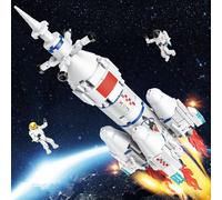 Centre De Lancement De Fusée D'exploration Spatiale De La Ville, Blocs De Construction De Modèle Scientifique, Briques, Jouets Pour Enfants, Cadeau, 2021