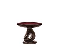 Ferm Living Plat Damo glass centerpiece Ø30 cm Dark grape