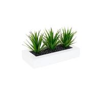 Atmosphera - Centre de table 3 Aloe vera artificielles - H. 17 cm Vert G