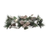 Centre de Table 4 Photophores ""Cocon"" 39cm Vert