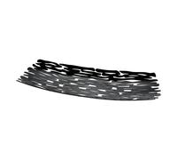 Alessi Centre de table Bark BM01 B - Acier coloré, résine époxy - Noir