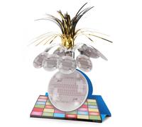 Centre De Table Piste De Danse Et Boule Disco Noir