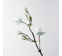 Centre de table d'hiver qui allume la beauté des maisons Fleurs artificielles pour Noël (bleu, taille unique)