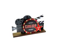 Centre de table en bois Hollywood 20 x 13 cm