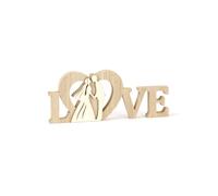 Centre de table en bois Mariage - Love - 22 x 9 x 1,8 cm