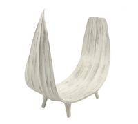 Centre de table en Feuille de cocotier naturelle Coloris Blanc