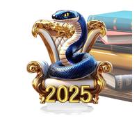 Centre de table serpent, décoration de table serpent - Décoration d'étagère pour assiettes d'animaux plats, décoration amusante de la maison intérieure 2D, collection de serpents pour cheminée