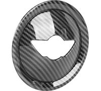 Centre du volant -capot en fibre de carbone -logo emblème autocollant décoratif pour Cooper R54 R56 Trois -porte -paysage arrière