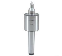 Centre en direct avec triple roulement pour cône MT1 MT2 MT3 MT4, pour outil de queue de tour CNC, broche en acier à haute teneur en carbone pour usinage, 3000 tr/min maximum (MT2)