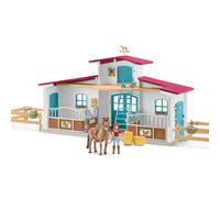 Centre Équestre, coffret figurines avec 75 éléments inclus dont 1 cheval, Écurie schleich pour enfants de 5 ans, schleich 72222 HORSE CLUB