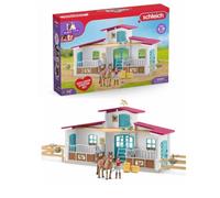 Centre Équestre, coffret figurines avec 75 éléments inclus dont 1 cheval, Écurie schleich pour enfants de 5 ans, schleich 72222 HORSE CLUB