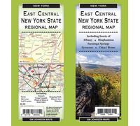 Centre-Est de l'État de New York - Carte régionale | GM Johnson
