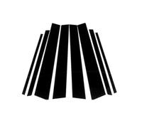 Centre fenêtre pilier B/C Compatible Avec Toyota Pour RAV4 XA30 2006 2007 2008 2009 2010 2011 2012 Autocollants Extérieurs Noirs Montants Voiture Garnitures Portes Fenêtres