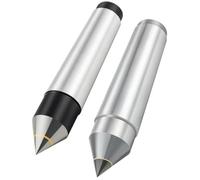 Centre fixe de tour conique en alliage de haute précision - Dé à coudre mobile MT1 MT2 MT3-2 pièces(MT3-12mm)
