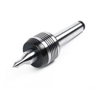 Centre Live 4MT pour machines de tour Morse Taper #4 avec assemblage de roulement à billes triple point de terre 60 degrés et arbre trempé RC 60-62