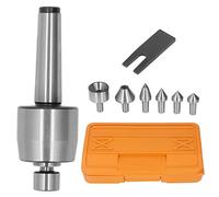 Centre live Set Morse Taper Revolving High Carbone Steel 0.0006 Précision CNC Tool MT3 avec 7 points interchangeables pour le broyage