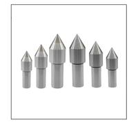 Centre mort de tour de haute précision avec pointe en acier au tungstène, accessoire à tête centrale mobile rotative 5 4 3 2, 1 pièce