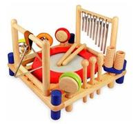 Centre Musical Melody Mix en bois, jeu d'éveil musical G