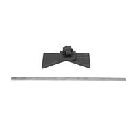 Centre Point Finder | Élément rond Usinage Positionnement Scriber & Ceinture en aluminium | Outil de mesure de travail du bois pour matériaux ronds/projets de bricolage | 330 mm