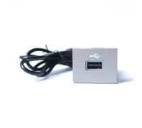 Centre Port USB Voiture Compatible avec Ford pour Focus 2 pour Mk2 2009-2011 12 V 24 V Adaptateur Charge Véhicule Converti Voiture Interface Prise Flash Prise Port USB Avant