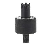 Centre pour tête avec griffe - Tige de 6 mm - Pour machine de tour, petit dé à coudre rotatif pour le travail du bois