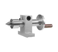 Centre Tournant à Double Roulement Réglable pour Mini-Tour, Métal | Pointe Rotative, Accessoire pour Travail du Bois, pour Assemblages de Poupée Mobile et Projets DIY