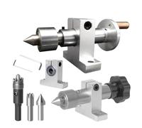 Centre tournant pour machine de tour Doigt de tour, perceuse for tour, contre-pointe, accessoires for petits tours, dig rotatif(Set 7)
