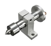Centre tournant pour machine de tour Pivot à double roulement réglable en métal avec 2 clés et accessoires