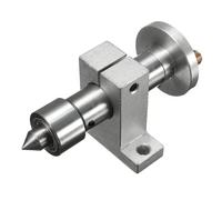 Centre tournant pour machine de tour Pivot à double roulement réglable en métal avec 2 clés et accessoires