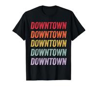 Centre-Ville T-Shirt Graphique avec Valeur, Homme, Noir, L