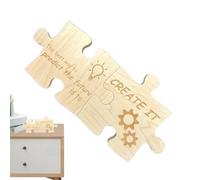 Centres de Table de Motivation - 9.45x4.72 Pouces Puzzle Citations inspirantes pour l'énergie Positive, Affichage avec Style de Bureau, décoration de Tables pour Salon de l'étude de la Chambre, Fin