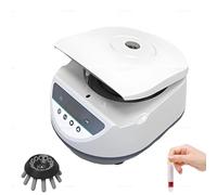 Centrifugeuse à basse vitesse pour petits laboratoires et écoles, design de table compact, rotor en alliage d'aluminium, minuterie de 99 minutes, fonctionnement silencieux ≤ 60 dB