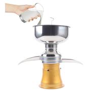 Centrifugeuse à lait électrique, capacité de 5 l, séparateur de crème de lait, centrifugeuse de lait, crème écrémé et crème séparée, pour le lait de vache, le lait de chèvre, la ferme